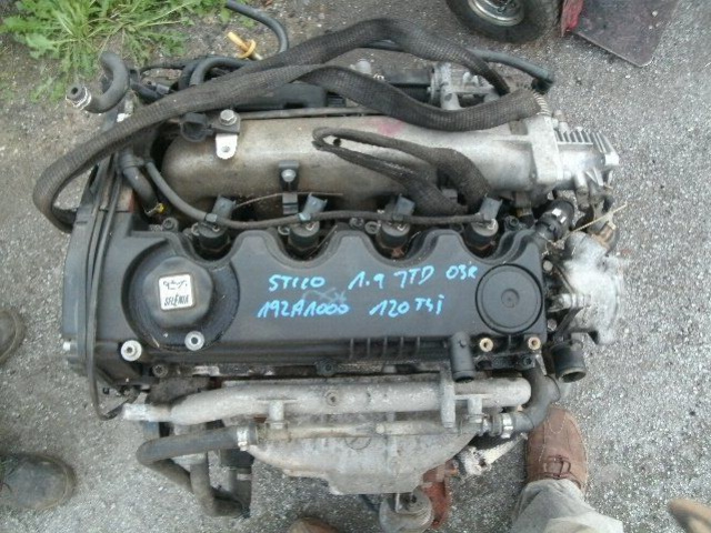 Двигатель FIAT STILO, PUNTO 1, 9 JTD, 192A1000 120 тыс. KM