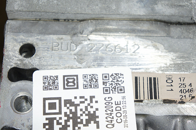 Номер двигателя и фотография площадки Skoda BUD