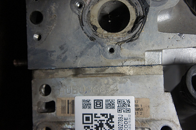 Номер двигателя и фотография площадки SKODA AUB