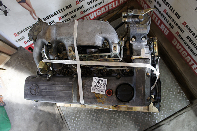 Фотография контрактного двигателя сверху Mercedes OM 602.962