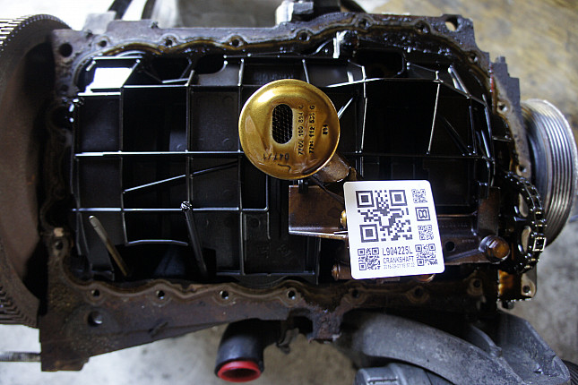 Фотография блока двигателя без поддона (коленвала) Opel F4R 720