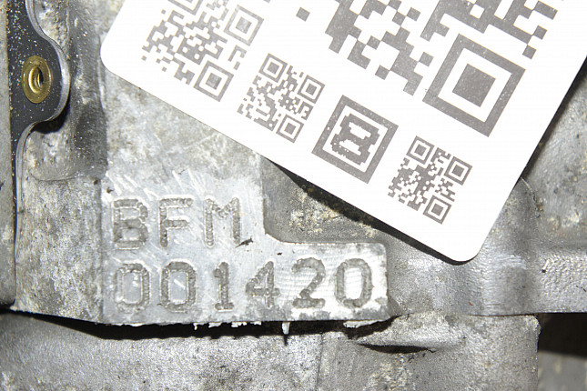 Номер двигателя и фотография площадки Audi BFM