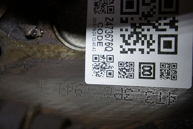 Номер двигателя и фотография площадки Chrysler EGA