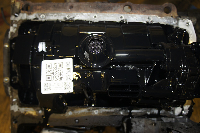 Фотография блока двигателя без поддона (коленвала) VW ALH