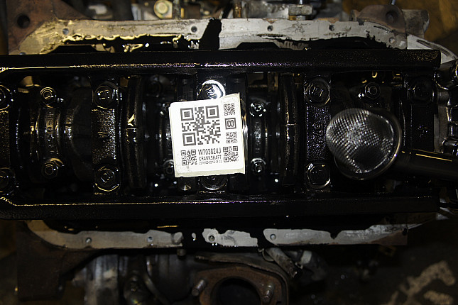 Фотография блока двигателя без поддона (коленвала) Nissan CD20T